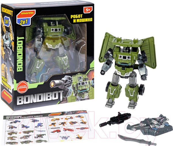 Изображение товара Робот-трансформер Bondibon Bondibot Самосвал / ВВ6052 (зеленый)