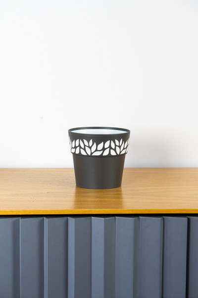 Изображение товара Вазон Stefanplast 94053 (графитово-серый)