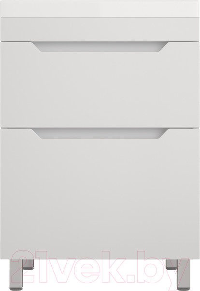 Изображение товара Тумба под умывальник Style Line Остин 65 2 ящика (напольная, для квадратной раковины)