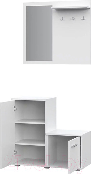 Изображение товара Секция в прихожую НК Мебель Fun КП-1 / 71337651 (белый)