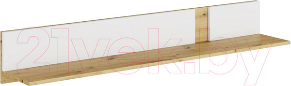 Изображение товара Полка НК Мебель Modo / 71716202 (артизан/белый матовый)