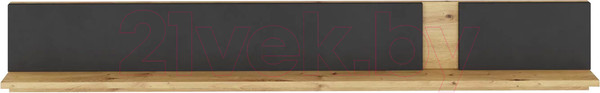 Изображение товара Полка НК Мебель Modo / 71715646 (артизан/черный матовый)