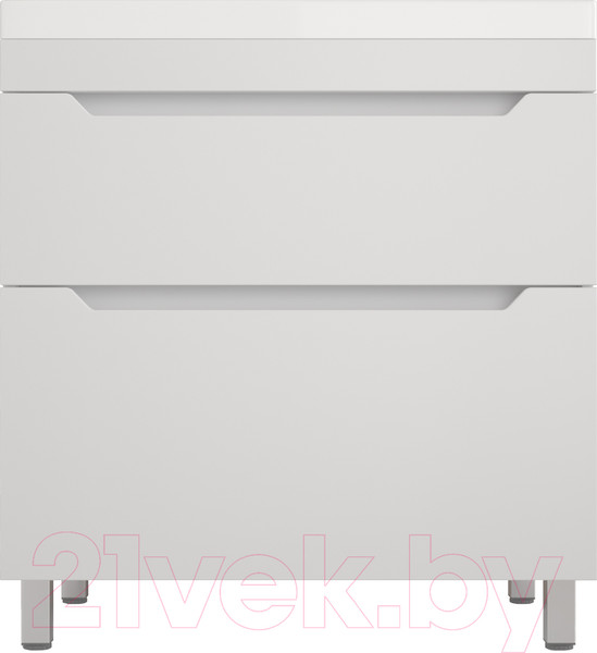 Изображение товара Тумба под умывальник Style Line Остин 80 2 ящика (напольная, белый)