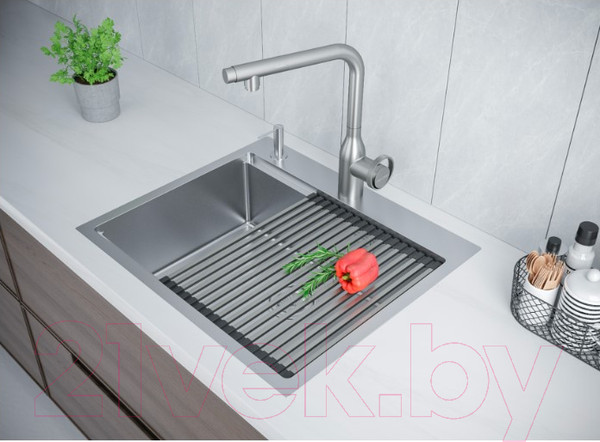 Изображение товара Мойка кухонная Paulmark PM705951-BS