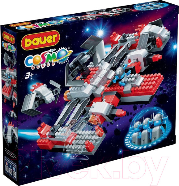 Изображение товара Конструктор Bauer Cosmo Боевой межгалактический корабль Блокмена / 852 (236эл)