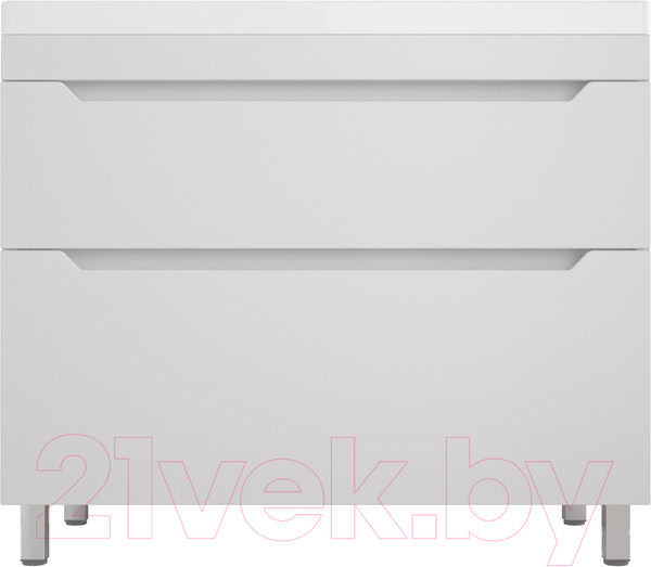 Изображение товара Тумба под умывальник Style Line Остин 100 2 ящика (напольная, белый)