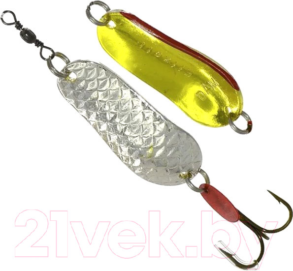 Изображение товара Блесна DAM FZ Scales Spoon S / 5019022 (серебристый/золото)