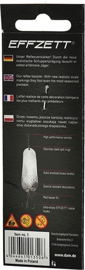 Изображение товара Блесна DAM FZ Scales Spoon S / 5020022 (серебристый)