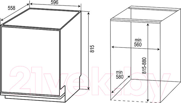 Изображение товара Посудомоечная машина Zigmund & Shtain DW 301.6