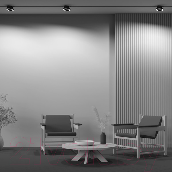 Изображение товара Трековый светильник Maytoni Rim TR044-1-12W3K-B