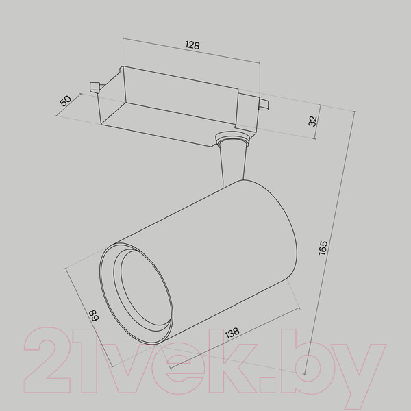 Изображение товара Трековый светильник Maytoni Vuoro TR003-1-15W3K-M-W