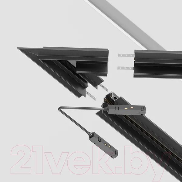 Изображение товара Коннектор для шинопровода Maytoni Accessories For Tracks Gravity TRA010CLS-42B
