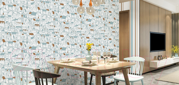 Изображение товара Виниловые обои Elysium Город-фон 91224