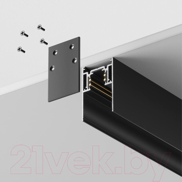 Изображение товара Шинопровод Maytoni Busbar Trunkings Gravity TRX010-411B (черный)