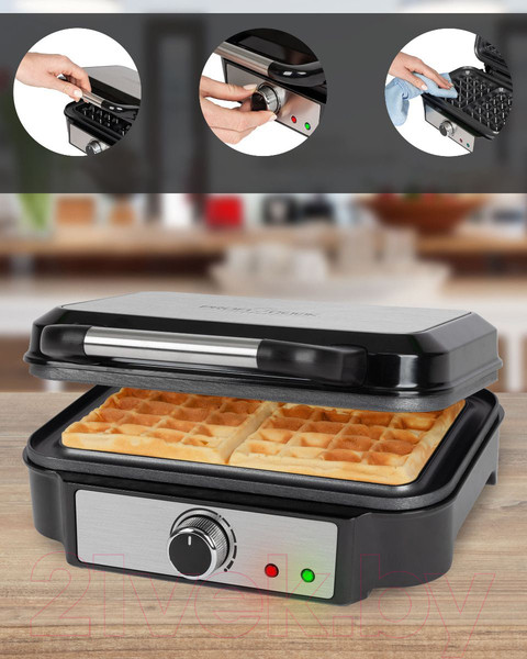 Изображение товара Вафельница Profi Cook WA 1240 (нержавеющая сталь)