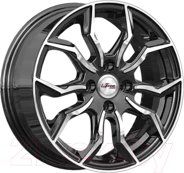 Изображение товара Литой диск iFree Бохо (КС1037) 15x6" 4x100мм DIA 60.1мм ET 37мм Блэк джек