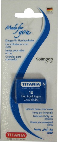Изображение товара Набор лезвий для педикюра Titania 3100/1 (10шт)