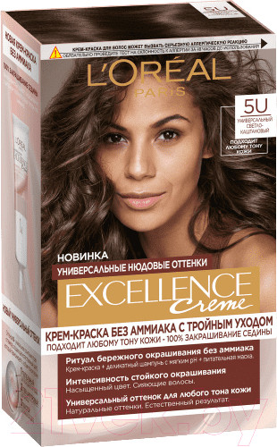 Изображение товара Крем-краска для волос L'Oreal Paris Excellence Creme Universal Nudes 5U
