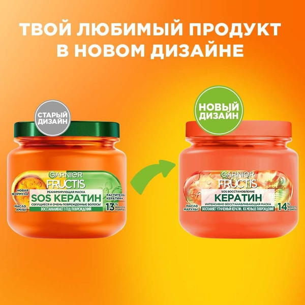 Изображение товара Маска для волос Garnier Fructis SOS (320мл)