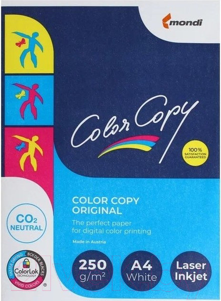 Изображение товара Бумага Color Copy А4 250г/м (125л)