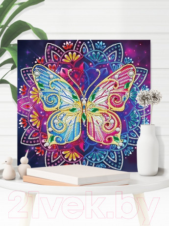 Изображение товара Набор алмазной вышивки On Time Бабочка / 45104