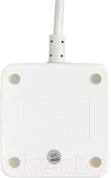 Изображение товара Удлинитель EKF PROxima Куб / UBA-CUB-2-TC (1.3м)