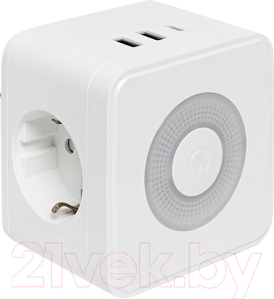 Изображение товара Электроразветвитель EKF Куб / UBA-CUB-T2-TC