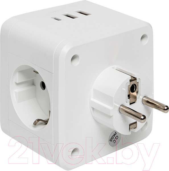 Изображение товара Электроразветвитель EKF Куб / UBA-CUB-T2-TC