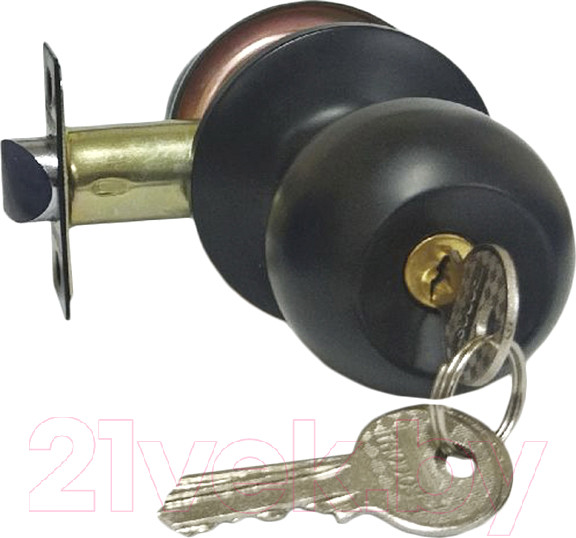 Изображение товара Ручка дверная Trodos ЗШ-01 (черный матовый)