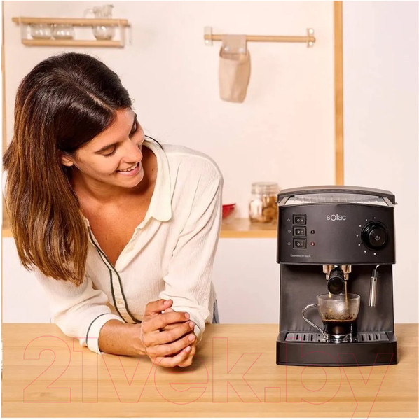 Изображение товара Кофемашина Solac Espresso 20 Bar (черный)