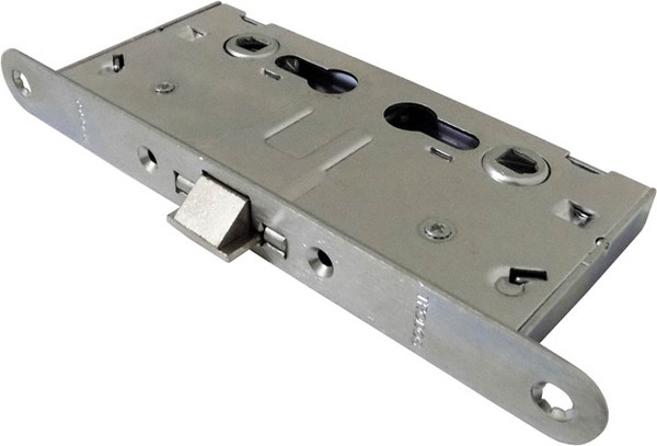 Изображение товара Замок врезной Trodos 1739 Цилиндровый с защелкой без ручки (хром)