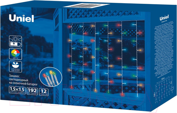 Изображение товара Световой занавес Uniel USL-S-132/PT1515 / UL-00006539