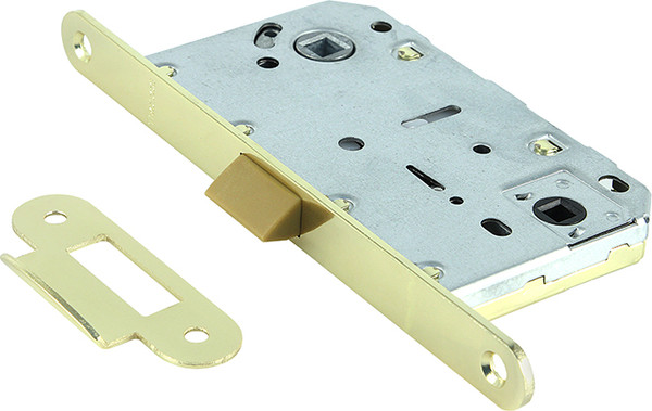 Изображение товара Защелка врезная с фиксацией Trodos SD600WC под поворотную ручку (пластик, золото)