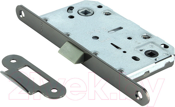 Изображение товара Защелка врезная с фиксацией Trodos SD600WC под поворотную ручку (пластик, черный никель)