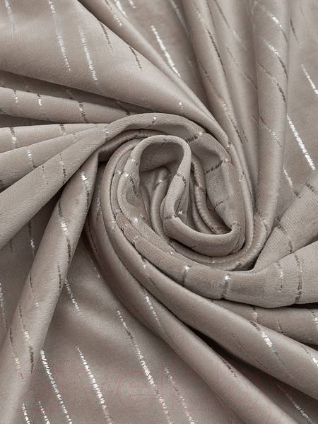 Изображение товара Комплект штор Amore Mio Бархат T596-01 150x270 / 90605 (бежевый)