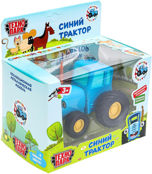 Изображение товара Трактор игрушечный Технопарк Синий трактор / BLUTRA-11-BU