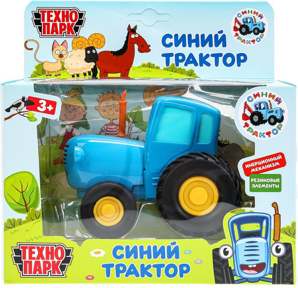 Изображение товара Трактор игрушечный Технопарк Синий трактор / BLUTRA-11-BU