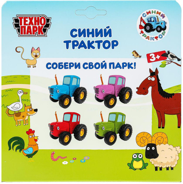 Изображение товара Трактор игрушечный Технопарк Синий трактор / BLUTRA-11-BU