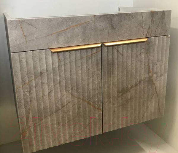 Изображение товара Тумба под умывальник Garda 09.51н.750.PVC (золотой мрамор)