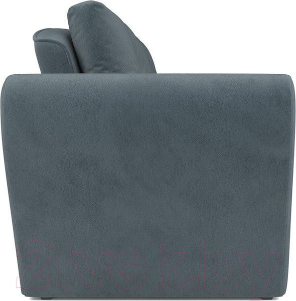 Изображение товара Диван Mebel-Ars Квартет (велюр серо-синий HB-178 26)