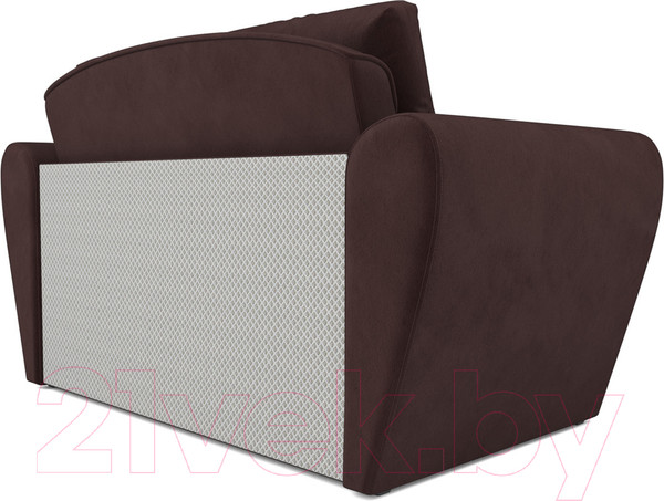 Изображение товара Диван Mebel-Ars Квартет (велюр шоколад HB-178 16)