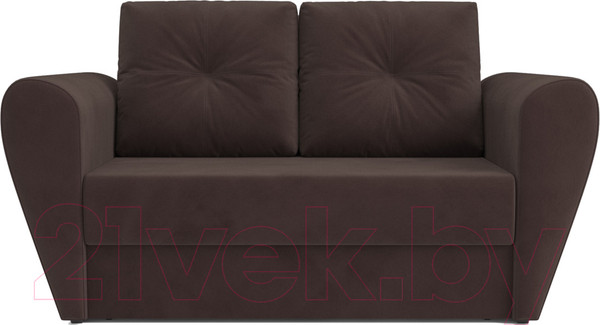 Изображение товара Диван Mebel-Ars Квартет (кордрой коричневый)