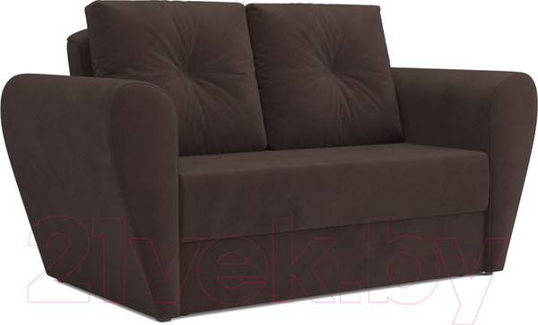 Изображение товара Диван Mebel-Ars Квартет (кордрой коричневый)