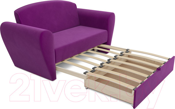 Изображение товара Диван Mebel-Ars Квартет (фиолетовый)
