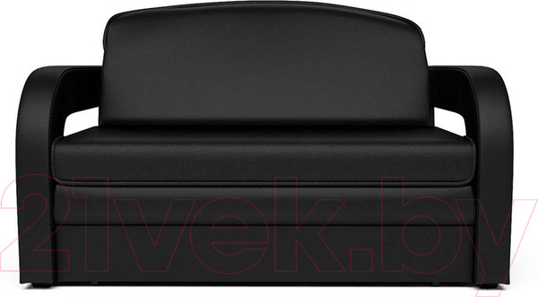 Изображение товара Диван Mebel-Ars Кармен-2 (кожзам черный)