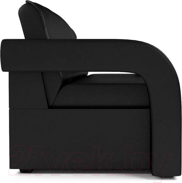 Изображение товара Диван Mebel-Ars Кармен-2 (кожзам черный)