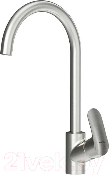 Изображение товара Мойка кухонная со смесителем Gerhans K35044 + смеситель AM.PM Like F8007111 (сатин)