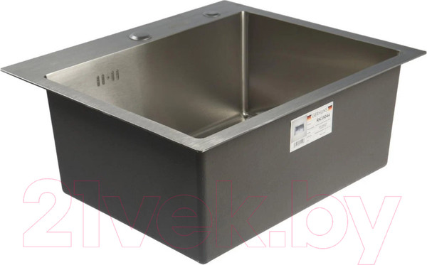 Изображение товара Мойка кухонная со смесителем Gerhans K35044 + смеситель AM.PM Like F8007111 (сатин)