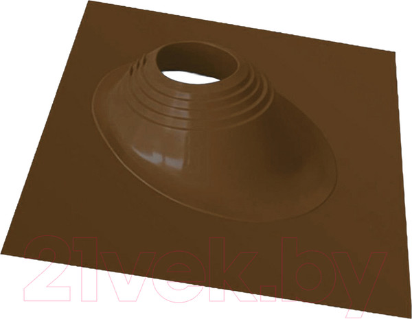 Изображение товара Проходка кровельная No Brand Угловая кровли 600x600 / D150-300 (коричневый)