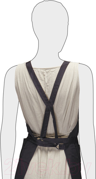 Изображение товара Фартук парикмахерский Dewal BP29015 (черный)